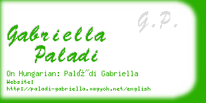 gabriella paladi business card